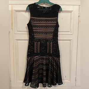 BCBG Maxazria Lace Dress (Size M) (Black)